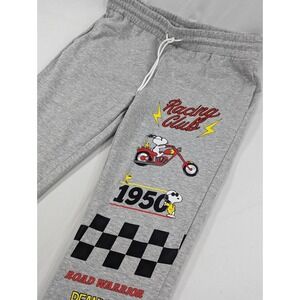 Peanuts‎ Sweatpants Size XXL Adult Peanuts Racing Club Jogger Embroidered EUC